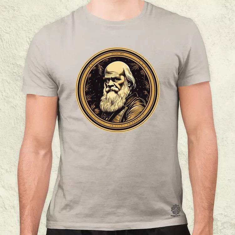 Charles Darwin v3 férfi póló