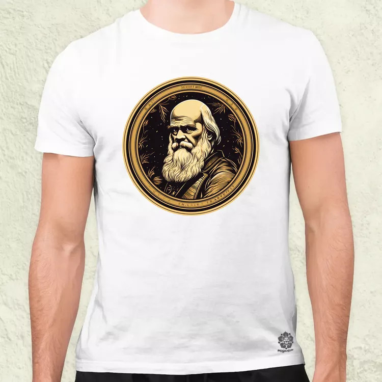Charles Darwin v3 férfi póló