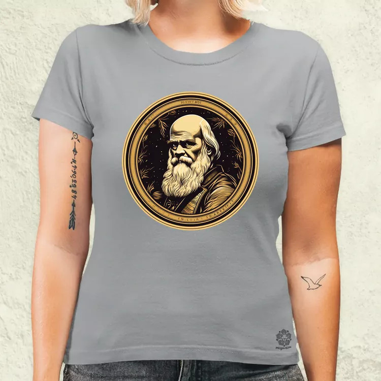 Charles Darwin v3 női póló
