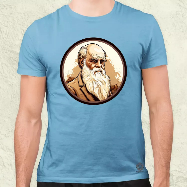 Charles Darwin v6 férfi póló