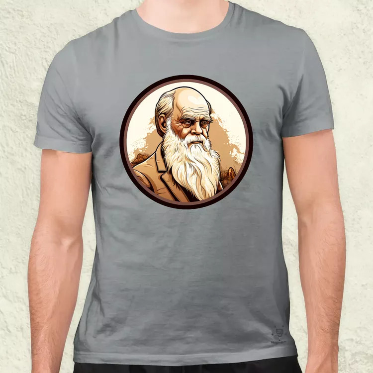 Charles Darwin v6 férfi póló