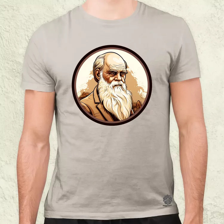 Charles Darwin v6 férfi póló
