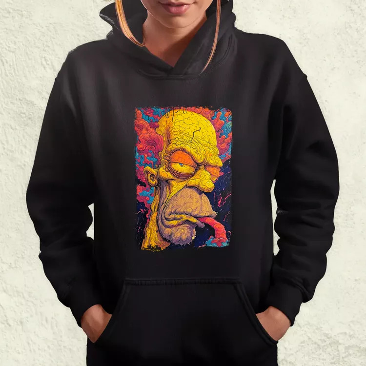 Homér fanart v1 női pulóver