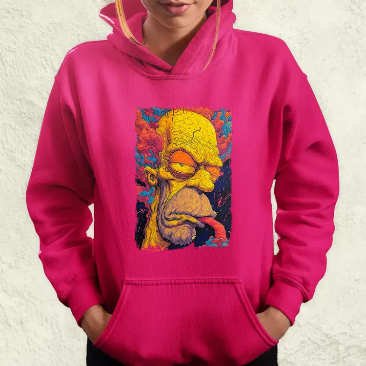 Homér fanart v1 női pulóver