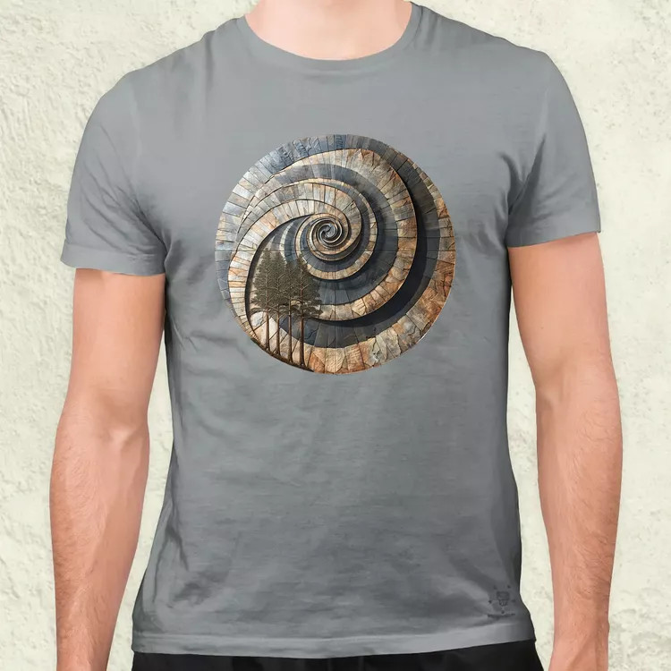 Fibonacci fákkal v1 férfi póló