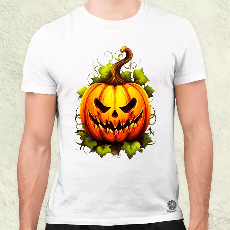 Halloween tök v1 férfi póló