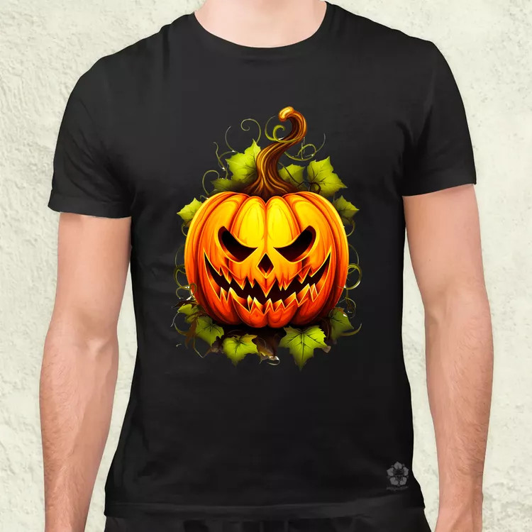 Halloween tök v1 férfi póló