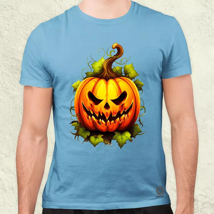 Halloween tök v1 férfi póló