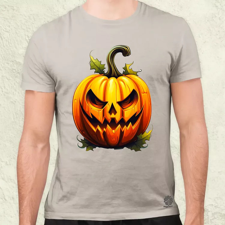 Halloween tök v2 férfi póló