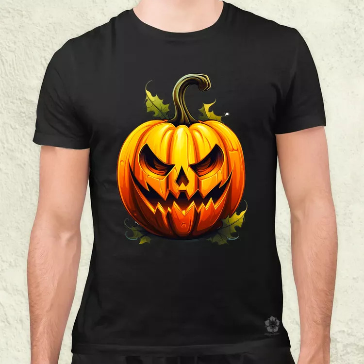 Halloween tök v2 férfi póló