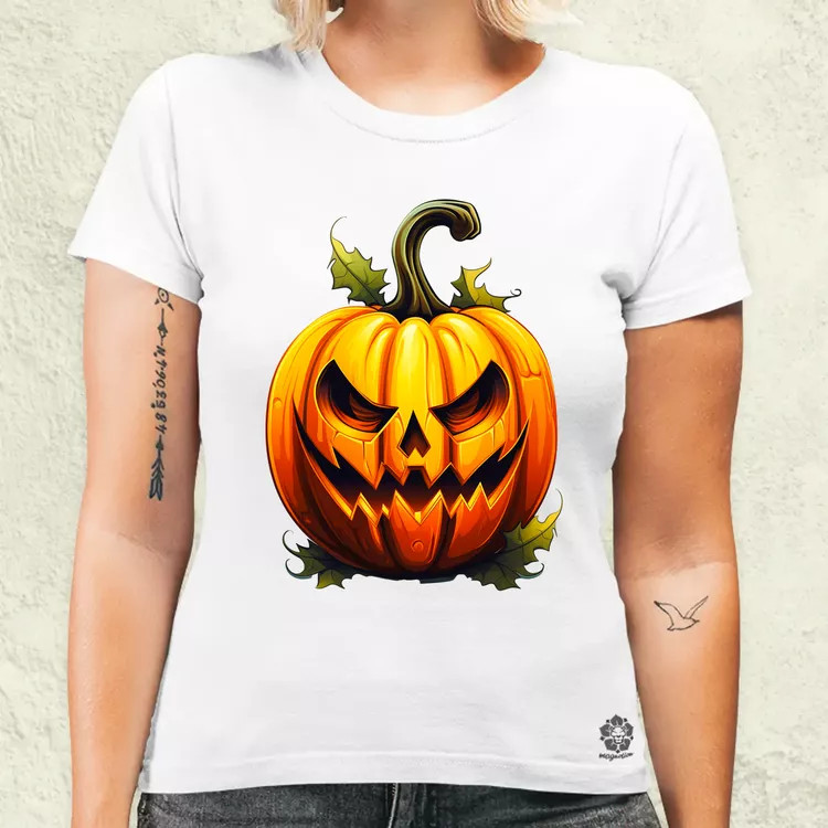 Halloween tök v2 női póló