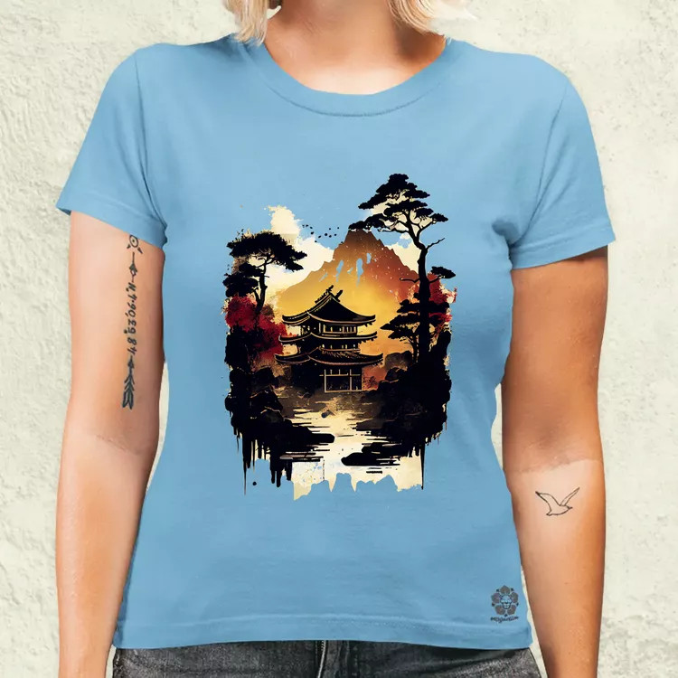 Japán dodzso v1 női póló