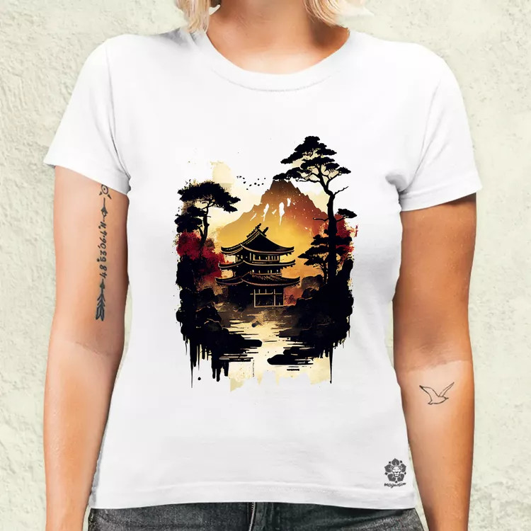 Japán dodzso v1 női póló