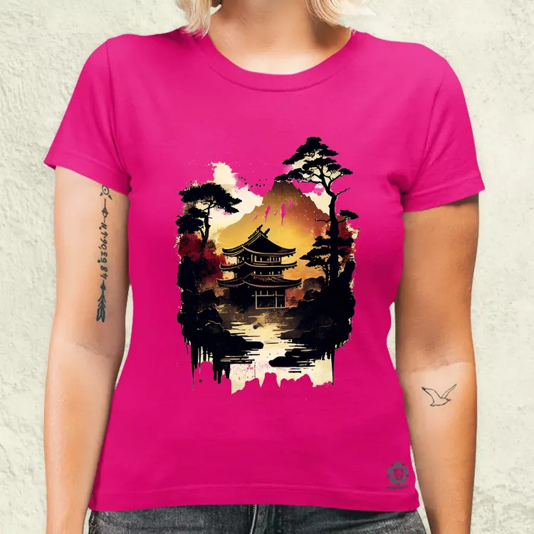 Japán dodzso v1 női póló
