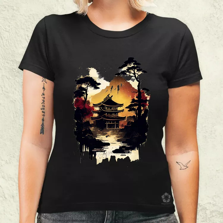 Japán dodzso v1 női póló