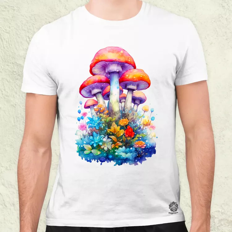 Kawaii varázsgomba v1 férfi póló