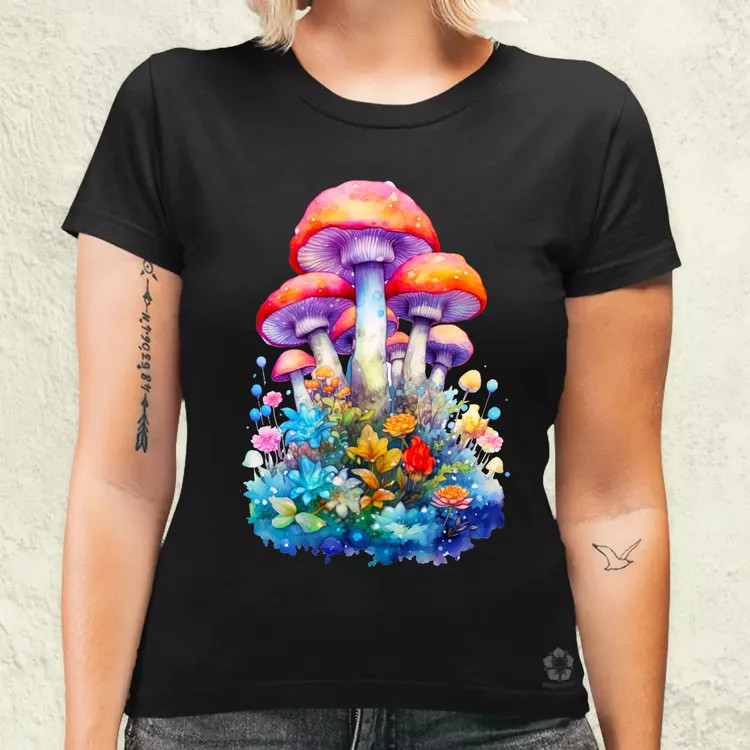 Kawaii varázsgomba v1 női póló