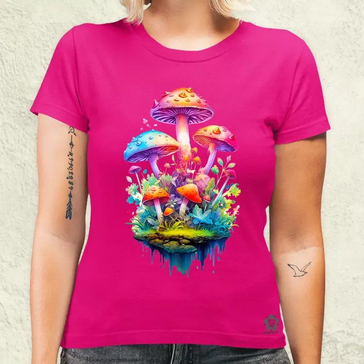 Kawaii varázsgomba v4 női póló