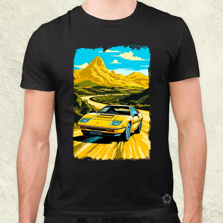 Lotus Esprit retró utazás v2 férfi póló