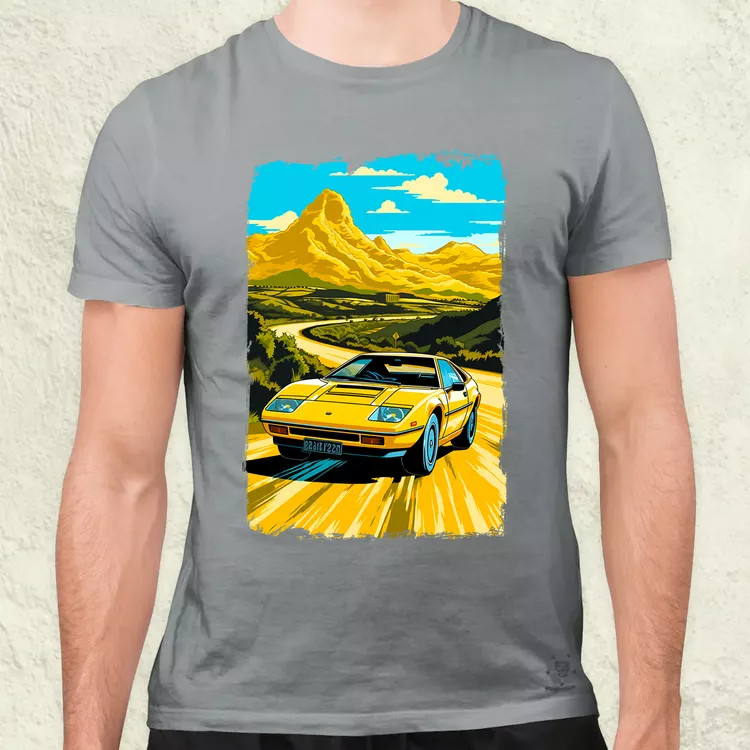 Lotus Esprit retró utazás v2 férfi póló