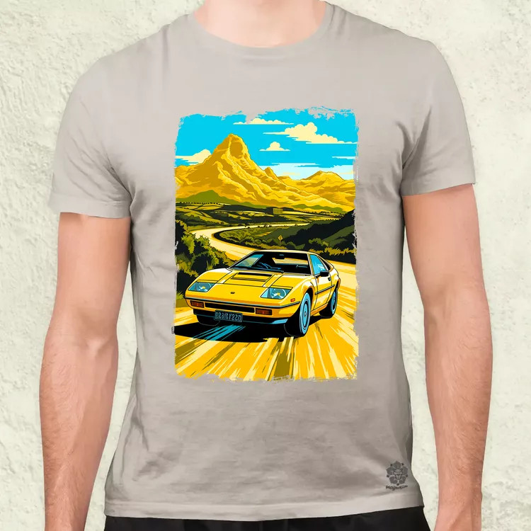 Lotus Esprit retró utazás v2 férfi póló