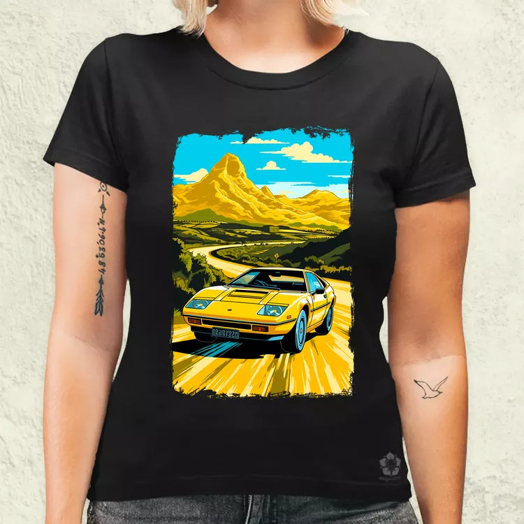 Lotus Esprit retró utazás v2 női póló