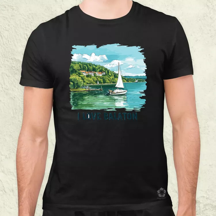 Love Balaton v11 férfi póló