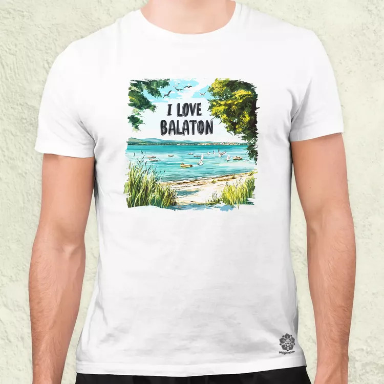 Love Balaton v12 férfi póló