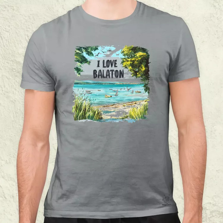 Love Balaton v12 férfi póló