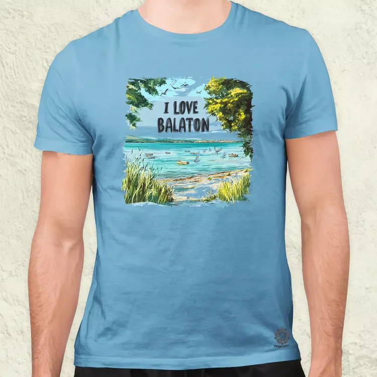 Love Balaton v12 férfi póló