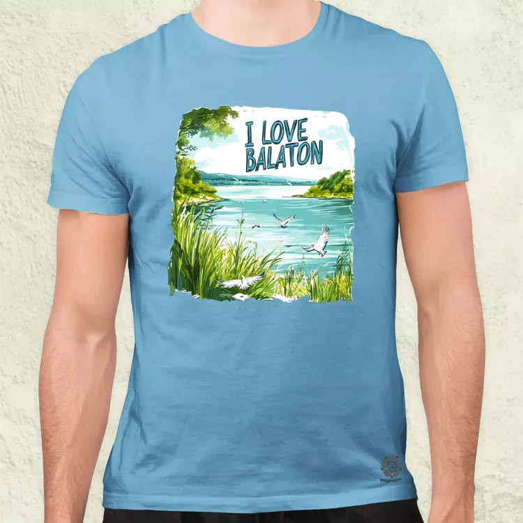 Love Balaton v15 férfi póló