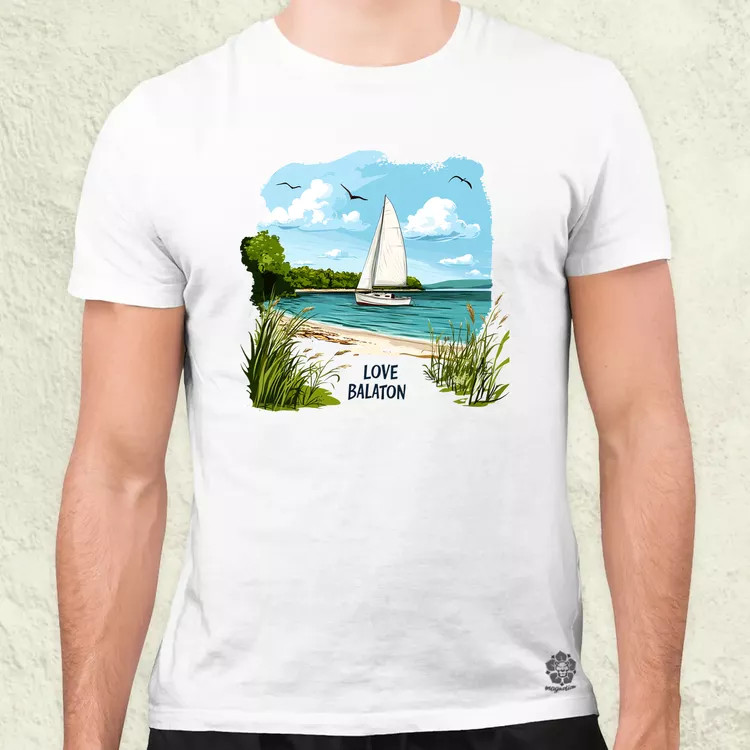 Love Balaton v16 férfi póló