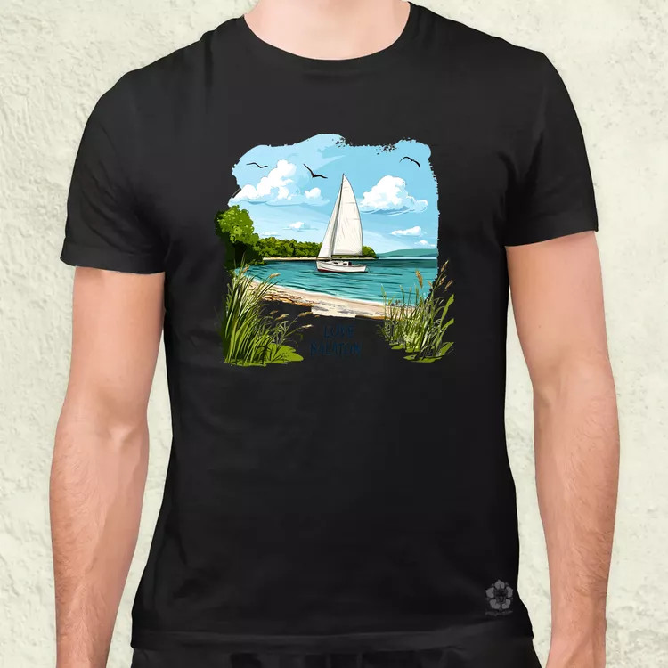 Love Balaton v16 férfi póló
