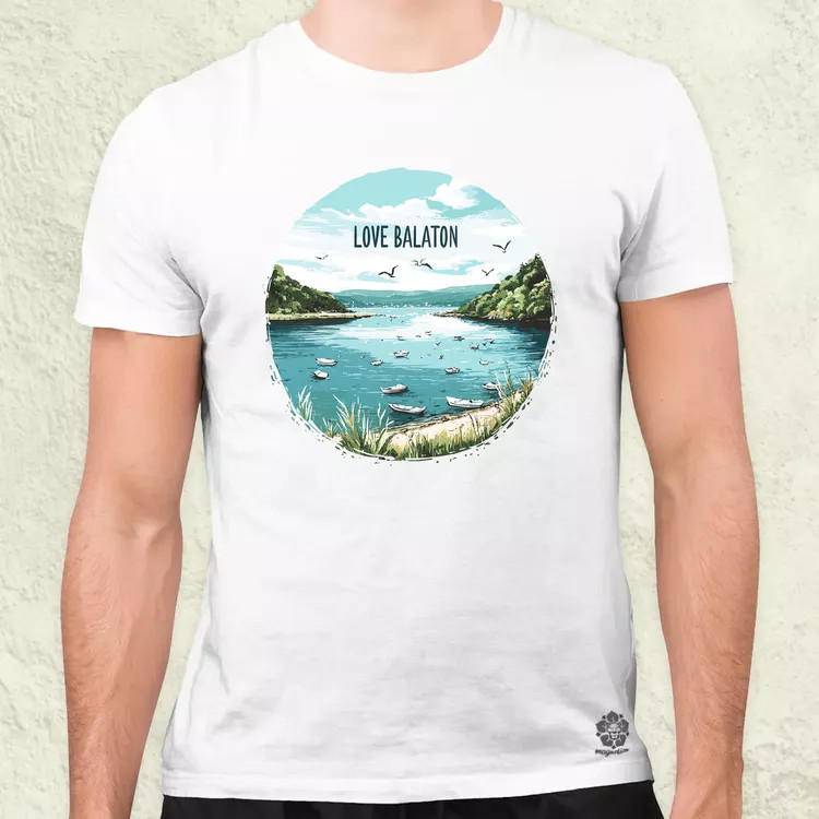 Love Balaton v18 férfi póló