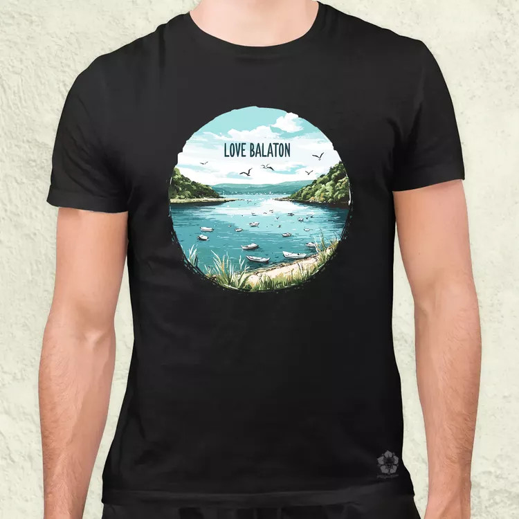 Love Balaton v18 férfi póló