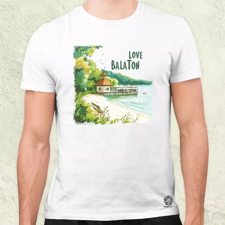 Love Balaton v19 férfi póló