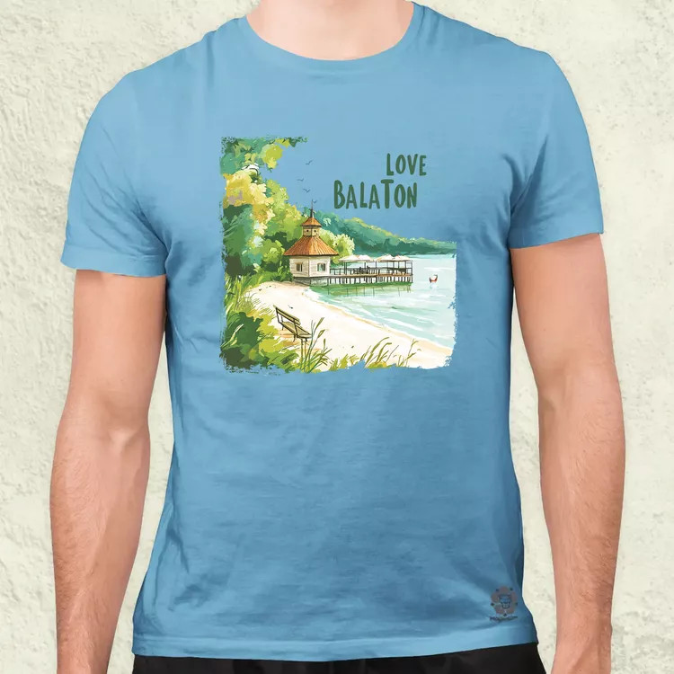 Love Balaton v19 férfi póló