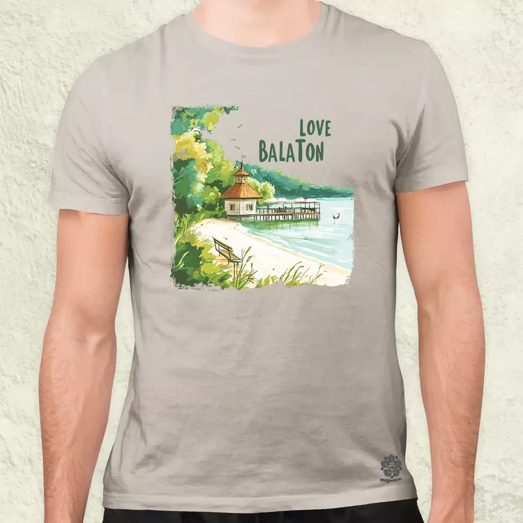 Love Balaton v19 férfi póló