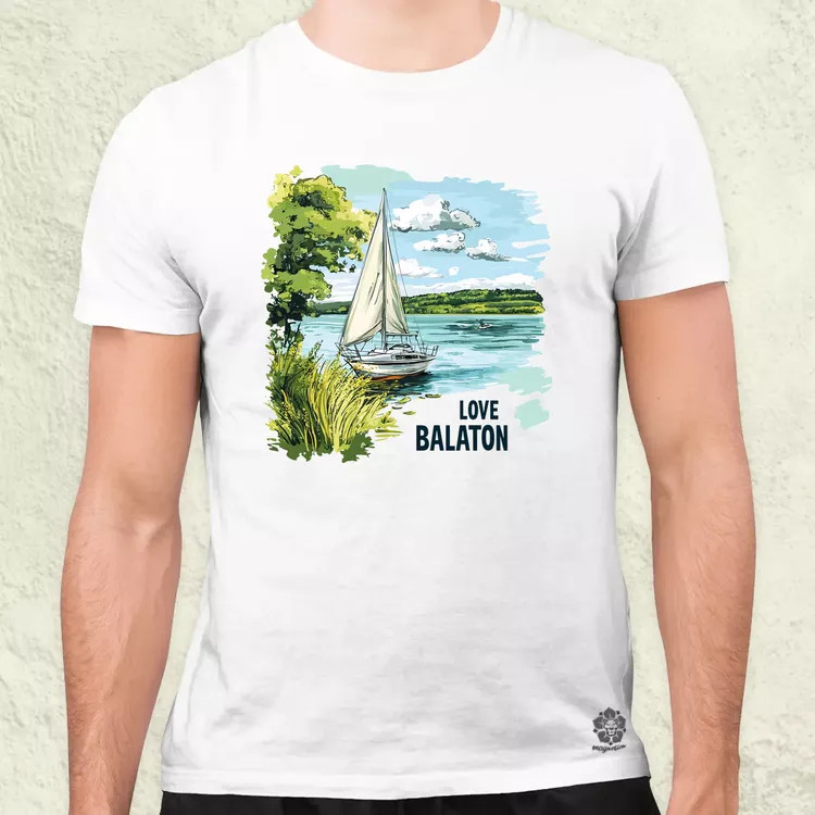 Love Balaton v20 férfi póló