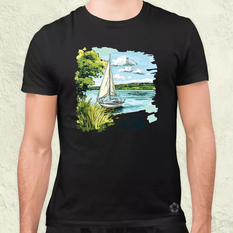 Love Balaton v20 férfi póló