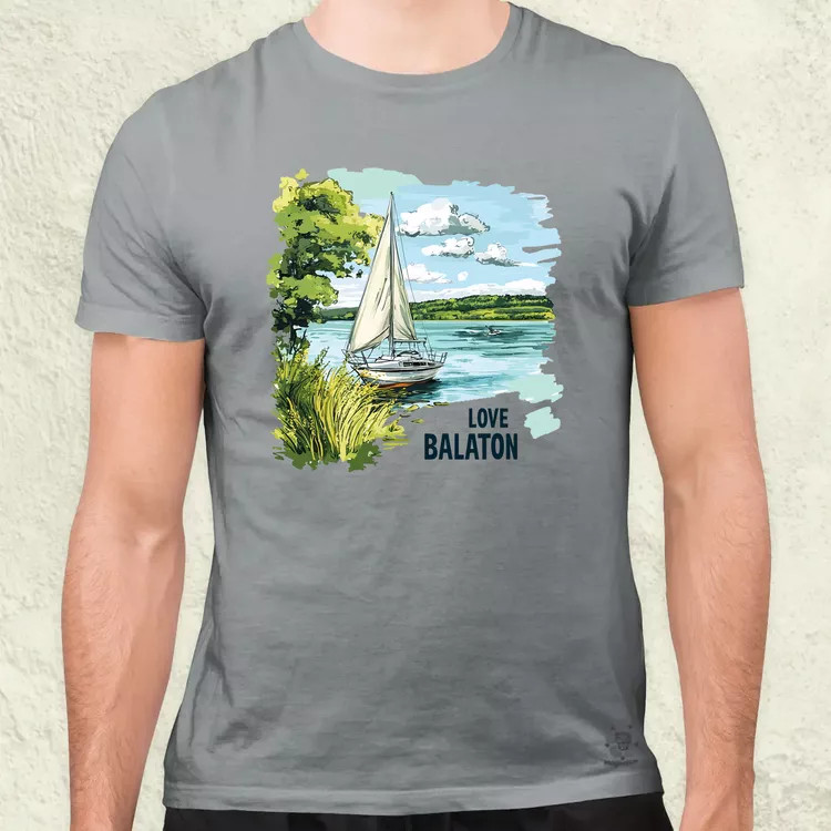 Love Balaton v20 férfi póló