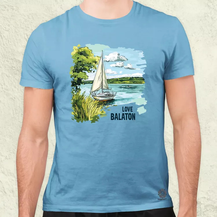 Love Balaton v20 férfi póló