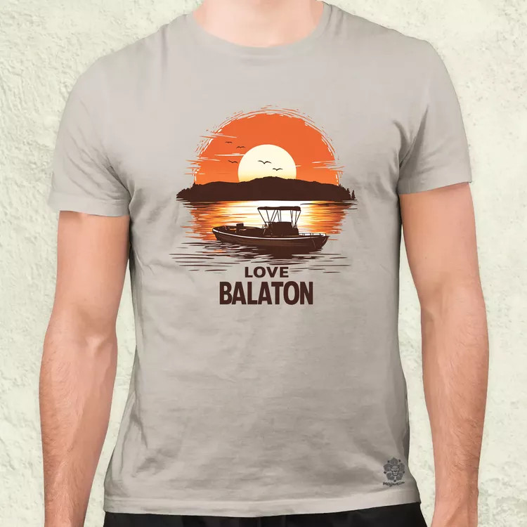 Love Balaton v25 férfi póló