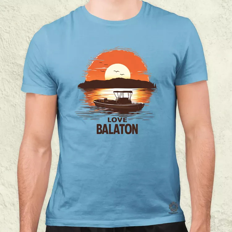 Love Balaton v25 férfi póló