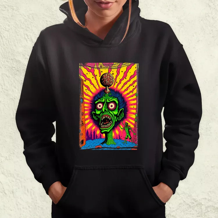Basil Wolverton fanart v11 női pulóver