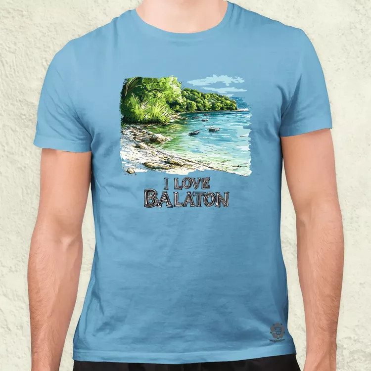 Love Balaton v5 férfi póló