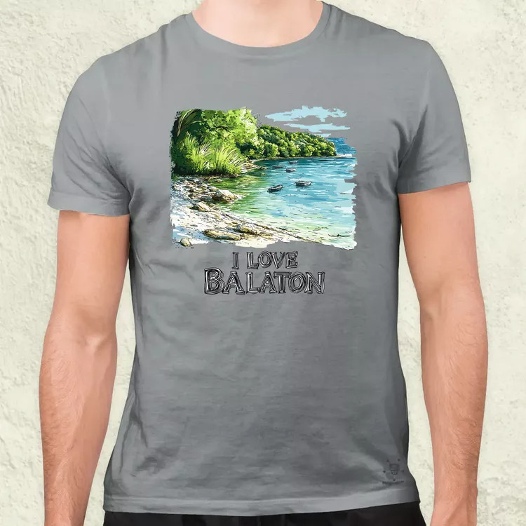 Love Balaton v5 férfi póló