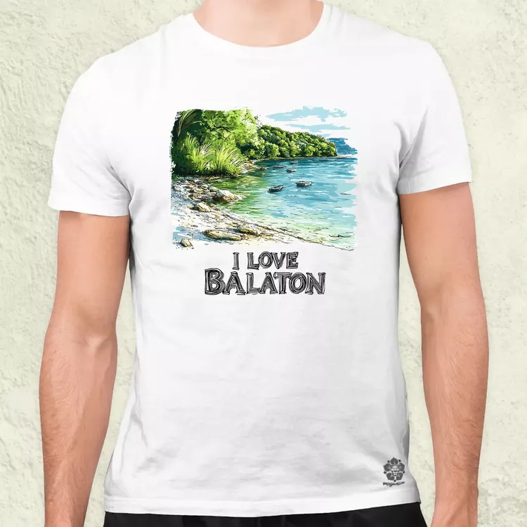 Love Balaton v5 férfi póló
