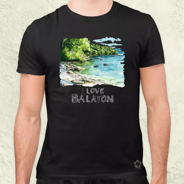 Love Balaton v5 férfi póló