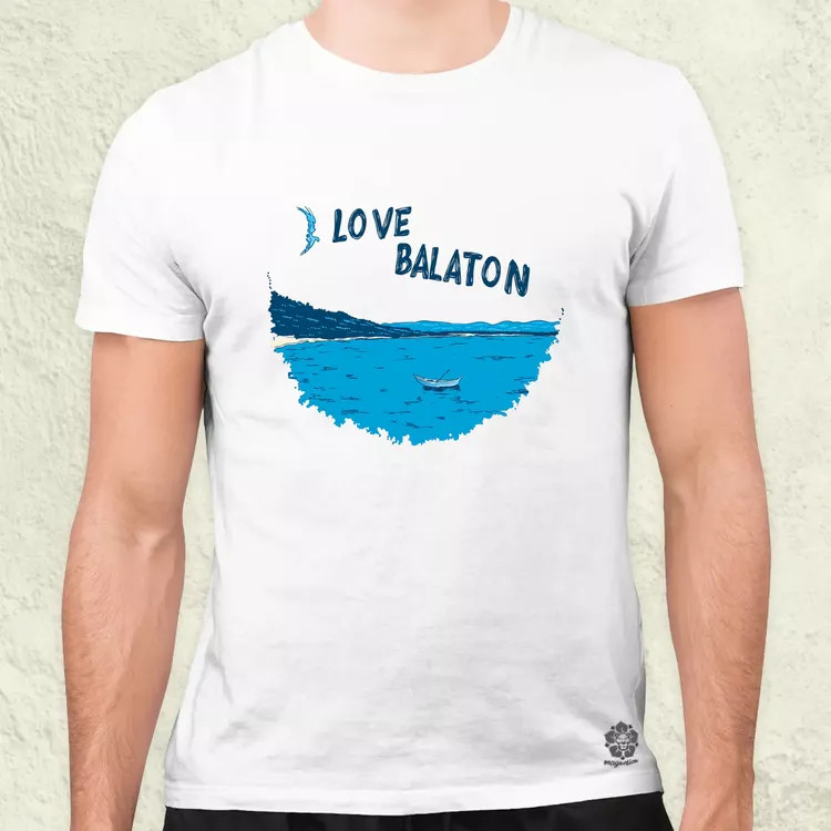 Love Balaton v64 férfi póló